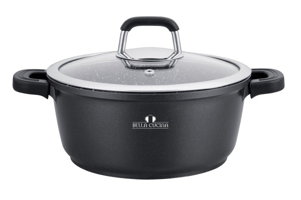 Bella Cucina BC-4041 Кастрюля со стеклянной крышкой, 32см 4041-BC