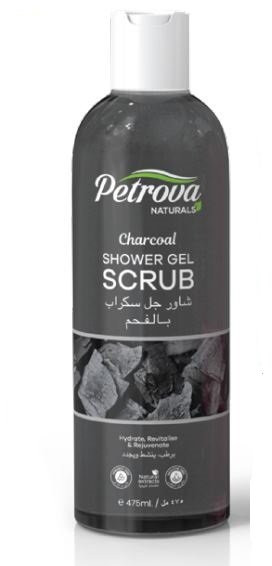 PETROVA NATURALS ГЕЛЬ-СКРАБ ДЛЯ ДУША «ЧЕРНЫЙ УГОЛЬ» 475мл БХ47526Р