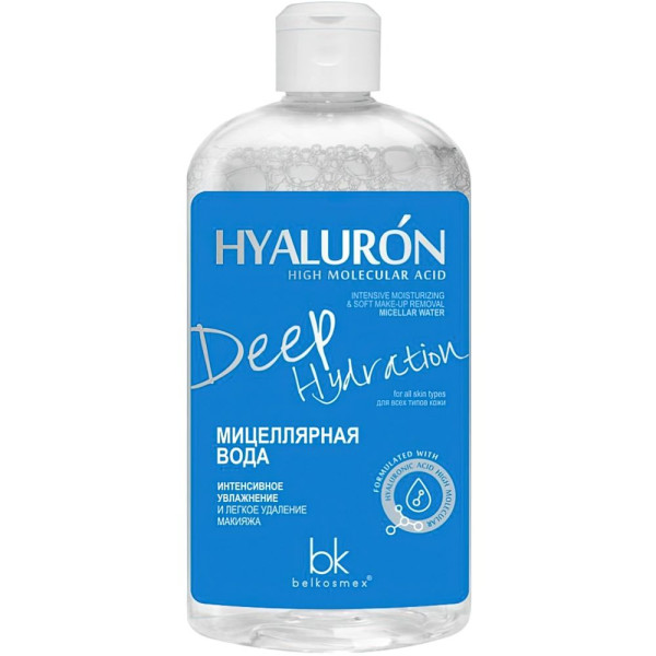 Белита HIALURON Deep Hydration МИЦЕЛЛЯРНАЯ вода Интенсивное увлажнение, 500мл БХ12496БК