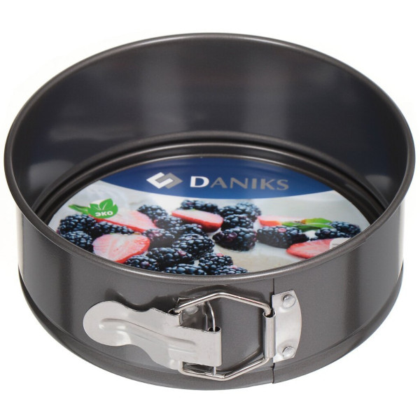Daniks Форма для запекания сталь, 18х18х6.8 см, антиприг, кругл, разъем K-8000.4