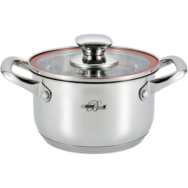 Bella Cucina Кастрюля BS 2900-22/ 2 пр./4,5л./5-ти шаговое дно (х6) 2900-22 BS
