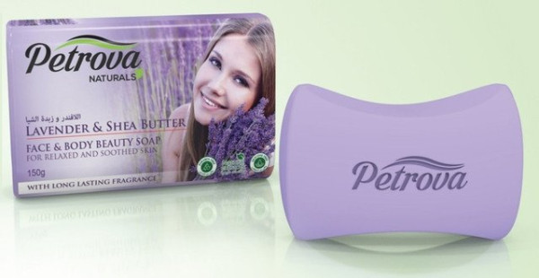 PETROVA ТВЕРДОЕ МЫЛО LAVENDER & SHEA BUTTER-RELAXED & SOOTHED SKIN 150 гр. БХ26780Р
