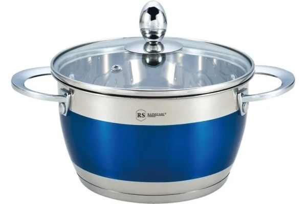 Rainstahl Кастрюля RS\CS 1818-16 /Blue/2пр. /1,8л./капсульное дно 1818-16RS\CSBlue