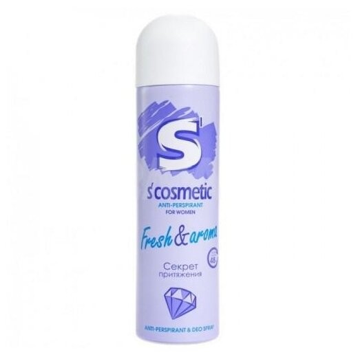 S’cosmetic Дез-спрей FRESH & AROMA 145мл *12*24