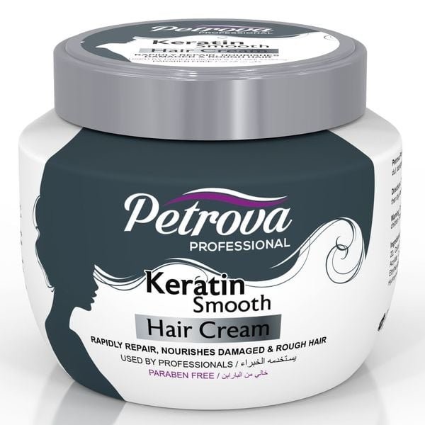 PETROVA PROFESSIONAL КЕРАТИНОВЫЙ КРЕМ ДЛЯ ВОЛОС РАЗГЛАЖИВАЮЩИЙ. 500мл БХ26247Р