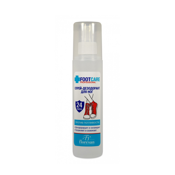 Флоресан Organic FOOT CARE Спрей-дезодорант для ног, 200мл, арт.Ф-648