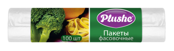 Plushe Пакеты фасовочные 100 шт, 170*290, 9мкм БХ77584П