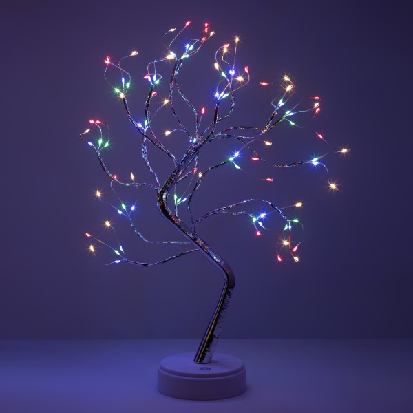 ЭРА Светодиодная новогодняя фигура ЕGNID - 36MC Дерево с самоцветами 36 microLED Б0056009