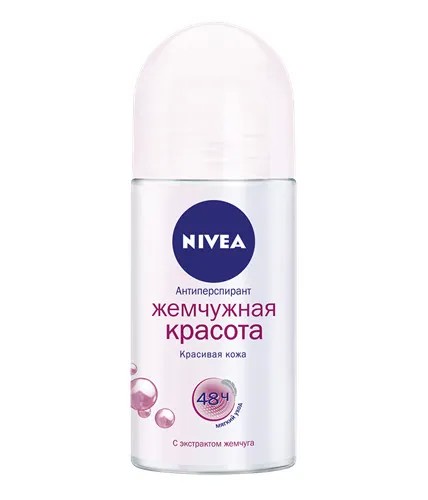 Нивея 83735 ЖЕН дезод-Шарик Жемч. красота 50мл. 6*30*