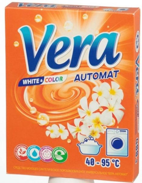 ВЕРА 400 г Автомат порошок для стирки (красный)