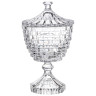 САХАРНИЦА С КРЫШКОЙ НА НОЖКЕ "SAPHIR" 11,4Х21,5 СМ