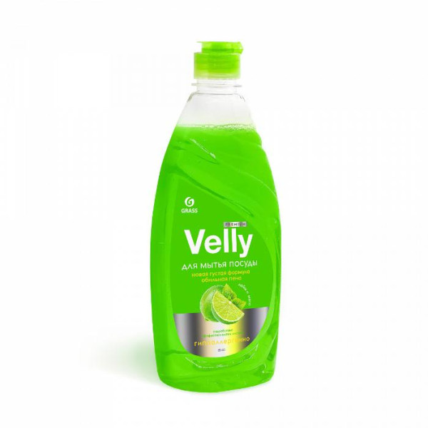 Средство для мытья посуды "Velly" Premium лайм и мята (флакон 500 мл)