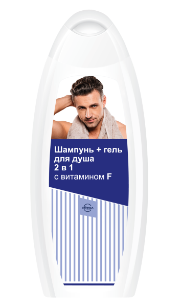 Свобода Шампунь+Гель для душа 2в1 с витамином F БХ1072543СВ