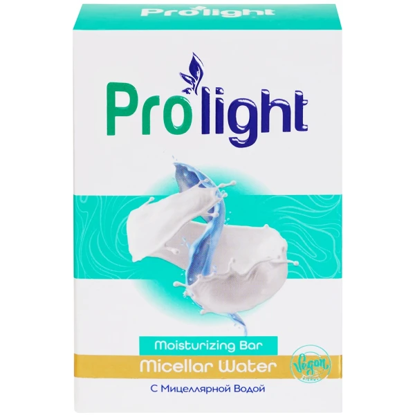 Prolight Мыло туалетное С мицелярной водой, 80 гр. (картон. короб.) БХS-1812П