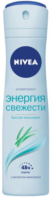 Нивея 83750 ЖЕН дезод-Спрей Энергия свежести 150мл. 6*12* /384/