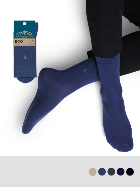 Omsa НОСКИ МУЖ ECO 406 Blu (Синий) /39-41 БХ4027688