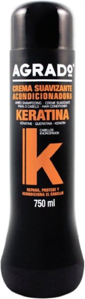AGRADO Кондиционер с Кератином "Keratin"смягчающий ,для вьющихся волос  750мл БХ44138Т
