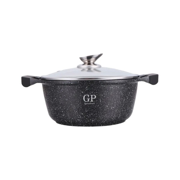 Green Point GP-2810 Кастрюля с крышкой 20см, 2,9л, лит.алюм. 2810-GP