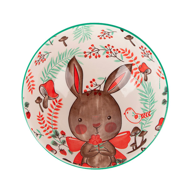 Nouvelle Салатник "Kawaii Forest.Rabbit" d=16см. v=800мл.(фарфор) 0860402