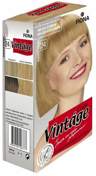 Fiona Vintage Color тон 24 Бежевый блондин краска для волос