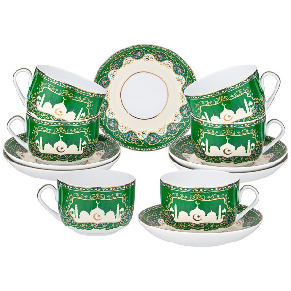 ЧАЙНЫЙ НАБОР НА 6 ПЕРСОН, 12 ПР. "СУРА", 260 МЛ. 86-2207