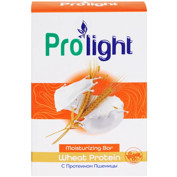 PROLIGHT Мыло туалетное С протеином пшеницы, 80 гр. (картон. короб.)