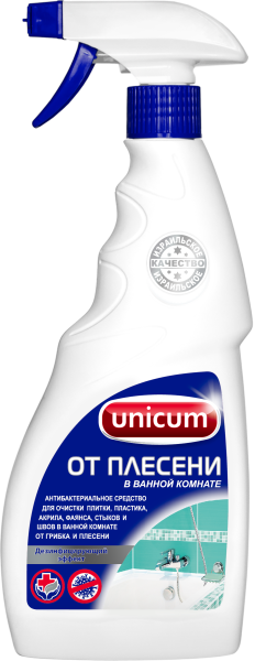 UNICUM Средство для удаления плесени в ванной комнате 500 ml (спрей) *6*12*