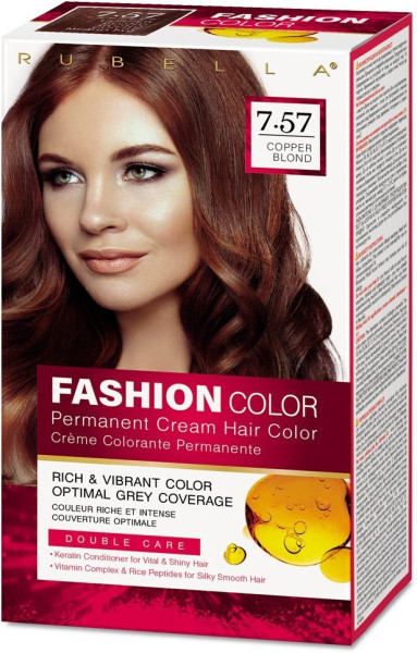 Rubella Fashion Color Краска для волос тон Copper Blond 7.57  50мл БХ33311Р
