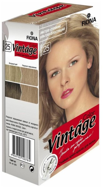 Fiona Vintage Color тон 25 Шампань краска для волос