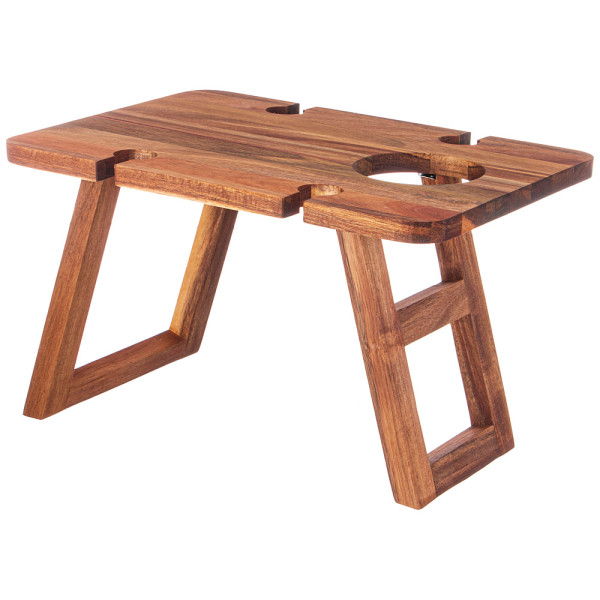 AGNESS СТОЛИК AGNESS СЕРВИРОВОЧНЫЙ (ВИННЫЙ) АКАЦИЯ 35*25,4*21,4 СМ 897-120