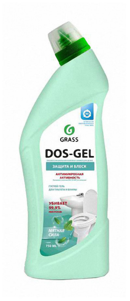 Чистящее средство "DOS GEL" Мятная сила (флакон 750 мл)