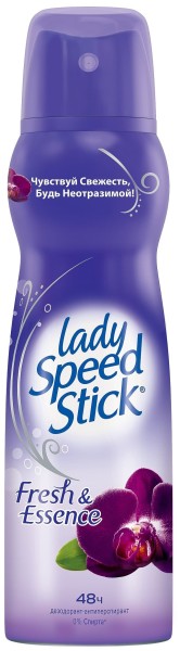 Lady Speed Stick СПРЕЙ дезодорант FRESH ESSENCE Черная орхидея 150мл