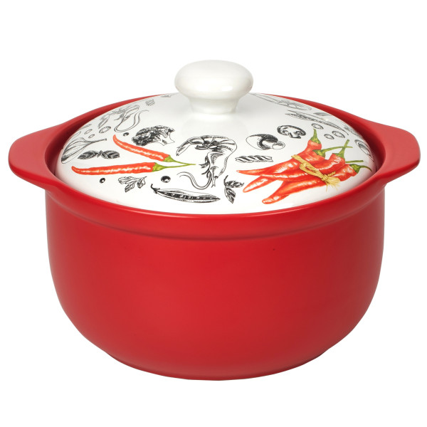 Кастрюля керам 3,5л Chilli TM Appetite CS2313-CH