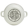 КАСТРЮЛЯ AGNESS ЭМАЛИРОВАННАЯ С ЭМАЛ.КРЫШКОЙ "СНЕГИРИ", 2.8 Л, 20*12 СМ 934-747