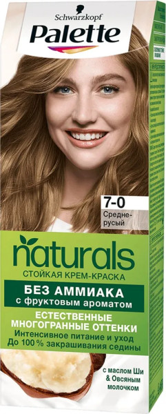 Palette Крем-краска для волос 110 мл -  400 Средне-русый (7-0) БХ3144