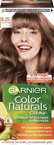 Garnier Color Naturals Крем-краска для волос 110 мл - 6.25 Шоколад *3*12