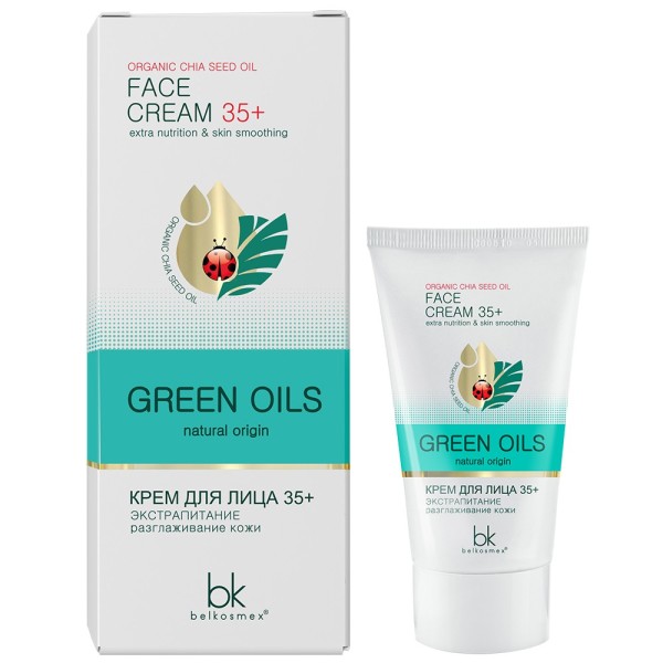 БЕЛИТА GREEN OILS КРЕМ д/лица 35+ экстрапитание разглаживание кожи 40г БХ10829БК