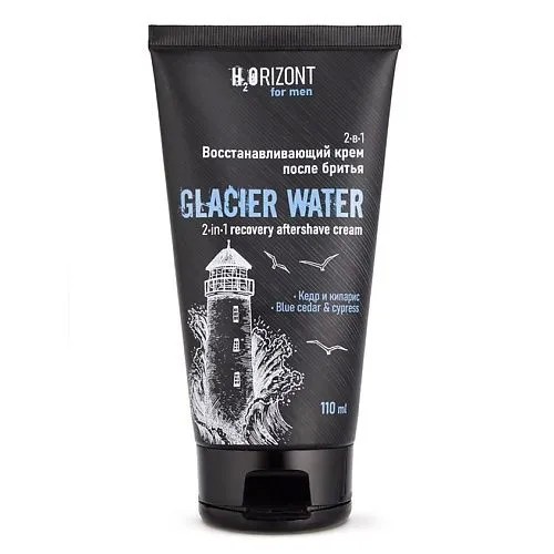 VILSEN H2Orizont Восстанавливающий КРЕМ после бритья 2в1 GLACIAR WATER 110мл H2O-204