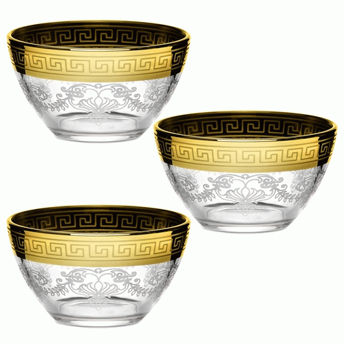 Musglass Набор из 3-х салатников "Гармония" MS1322-3/02