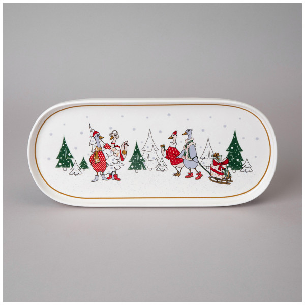 Lefard БЛЮДО ОВАЛЬНОЕ  "FAMILY CHRISTMAS" 34 СМ 425-211