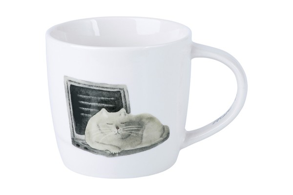 Maxwell & Williams Кружка 0.4л "Кот на ноутбуке" MW637-DX1214