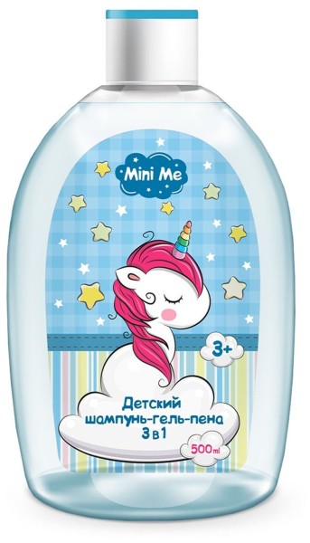 VILSEN Mini Me Детский Шампунь-гель-пена 3в1 500мл ММ-806