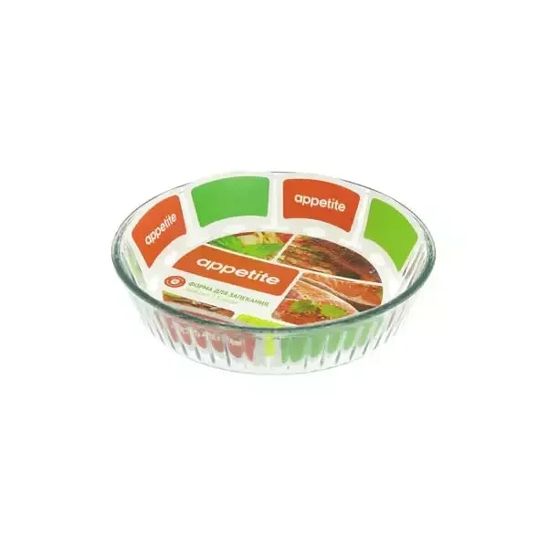 Appetite Форма стекл круг 26х6см 2,1л PL23