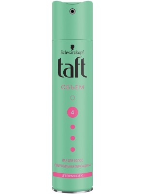 Taft Лак 250 мл. ОБЬЕМ 100% силы д/тонких 4 ССФ *5*10