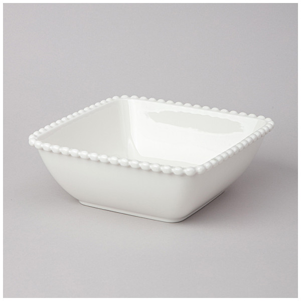 САЛАТНИК КВАДРАТНЫЙ LEFARD "PEARL" 20*7,5 СМ 1200 МЛ (КОР=12ШТ.)