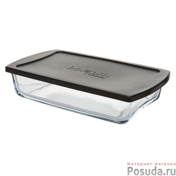Форма для запекания 220*256 мм 2 л с черной пл.кр. 59034BLACK