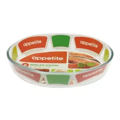 Appetite Форма стекл овал 26x18x6см/1,6л PL12