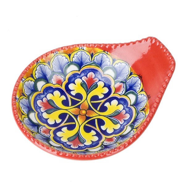 Nouvelle Оливница с ручкой "Arabesque" (красный) 11х9,5х3см 0860107