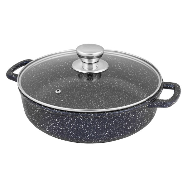 Green Point GP-2821 Сотейник с крышкой 30*8,5см, 5л, лит. алюм. 2821-GP