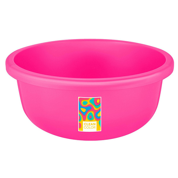 Spin&Clean Таз Clean Color 4 л, electric pink SC100410607